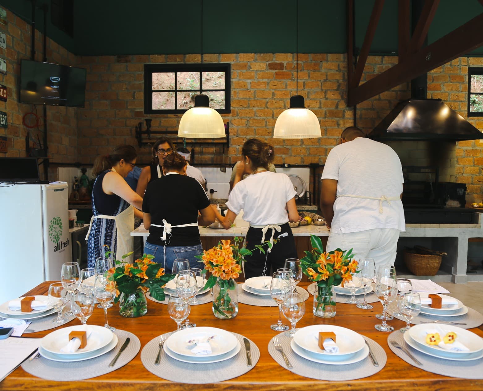 Momentos na cozinha — origem All Fresh